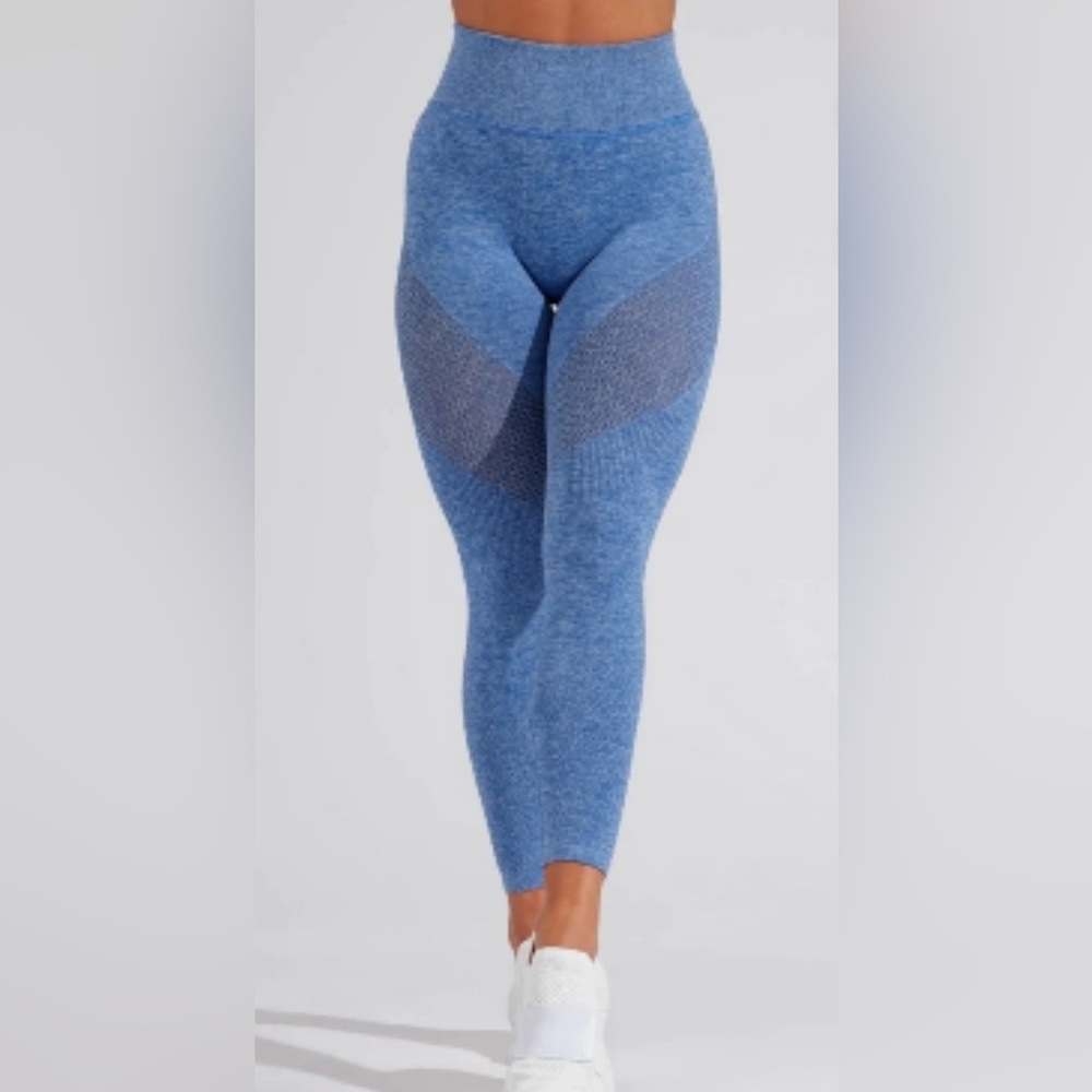BuffBunny Eco Seamless Leggings - Atlantic, Medium